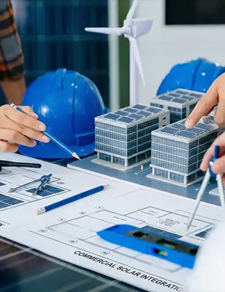 Solar energy planning for commercial buildings